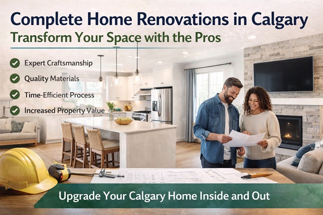 Complete home renovations in Calgary
