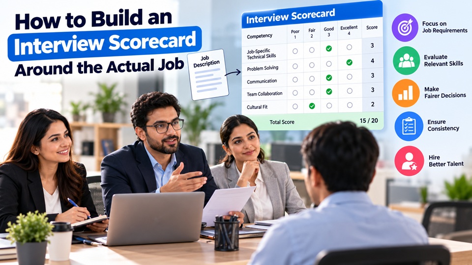 How to Build an Interview Scorecard Around the Actual Job