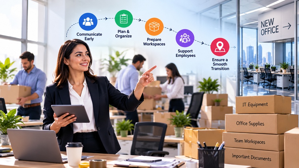 How Office Managers Can Prepare Employees for an Office Move